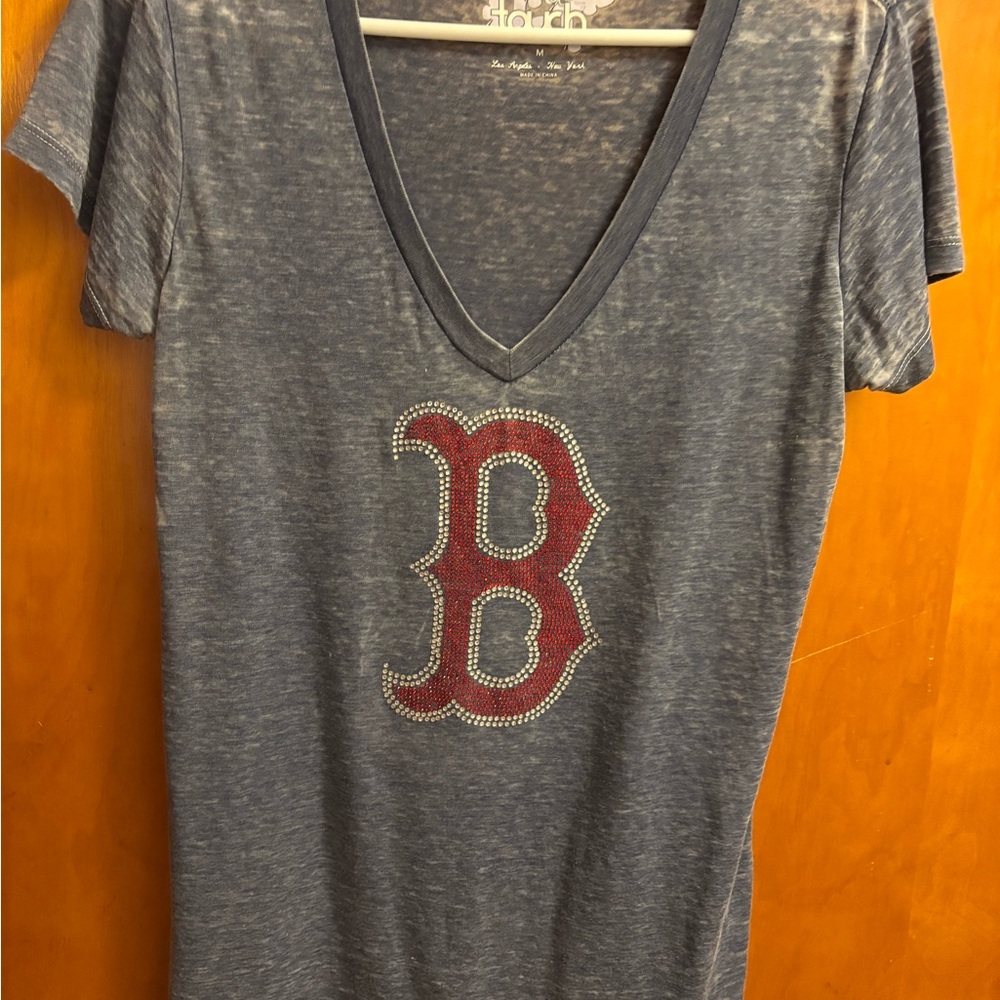 Bedazzled Boston Red Sox t shirt